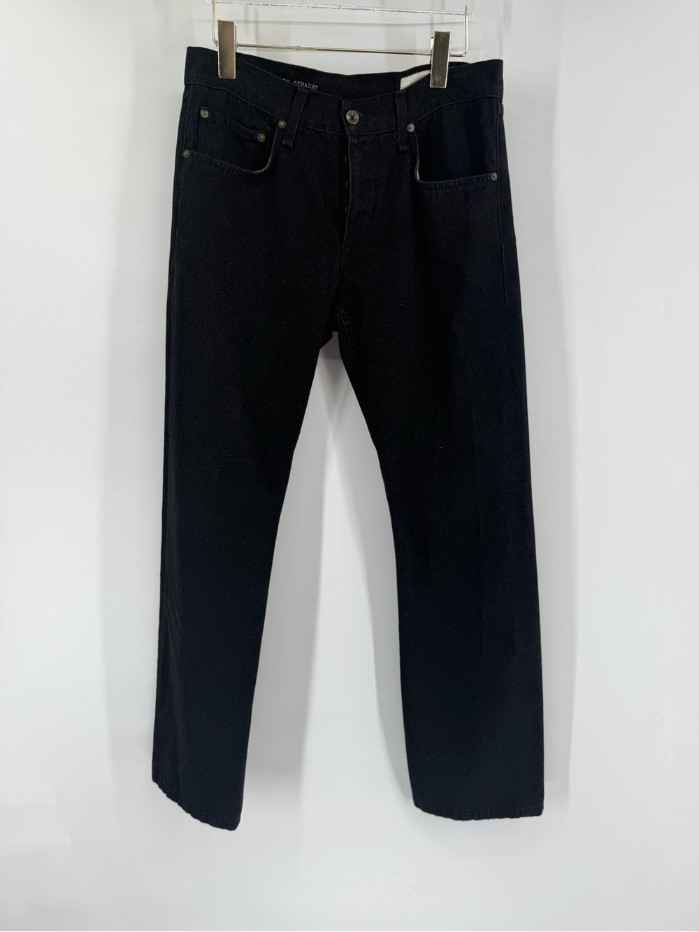 Rag and Bone black‎ nap slim straight jeans size 32 x 30